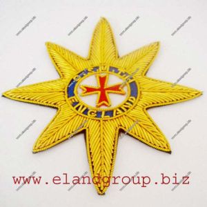 Bullion Gold Wire Star Badge