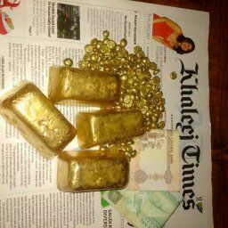 Raw Gold Bars