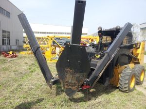 Skid Steer Tree Spade Transplanter Attachment