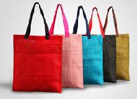 jute fashion beaded bags