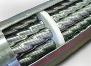 corrugated tube heat exchangers