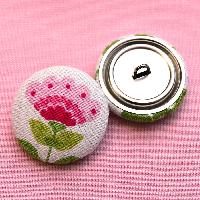 fabric covered button