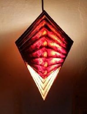 Wooden 2 Fv Cleo Country Hanging Lamp