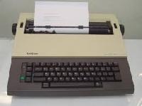 electronic typewriter