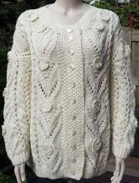hand knitted crochet garments