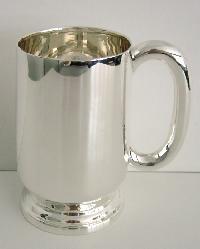 silver beer mugs