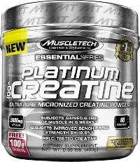 Muscletech 100% Platinum Creatine - UNFLAVORED (0.89 Pound Powder)