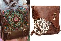 embroidered hand bags