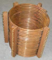 Induction furnace coil