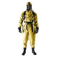 Trellchem Vps T-et Chemical Suit with Mini Hood W/o Hose Large
