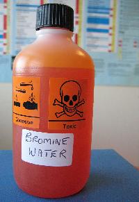 bromine bottle