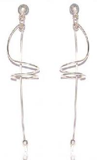 Silver Roundal Earings