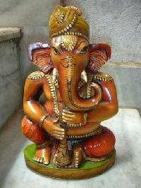 Handcrafted Wooden Ganesha