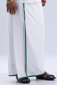 White Kasavu Mundu