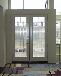 glass front doors