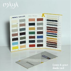 Epoxy Grout Shade Card Designing