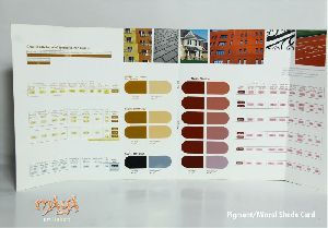Pigment & Mineral Shade Card Designing
