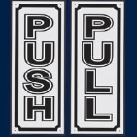 Push/Pull Signs