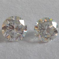 Round Cut Yellow Moissanite