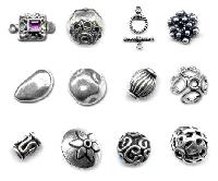silver bead findings