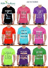 Men's Printed Round Neck T-Shirt