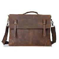 leather computer briefcase