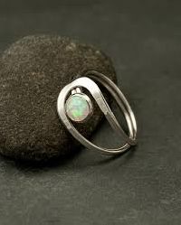 Silver Gemstone Rings