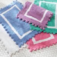 colored bath mats