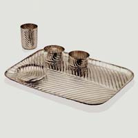 silver plated dinner thali sets