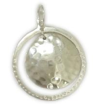 Circle Silver Pendant