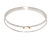 Plain Silver Bangles