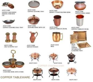 Indian Copper Tableware