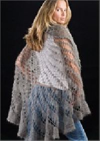 Round Crocheted Shawl
