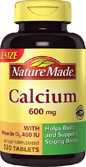 Nature Made Calcium 600 mg Tablets