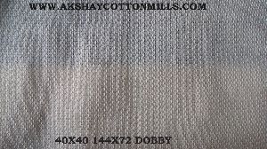 Grey Cotton Fabric Dobby