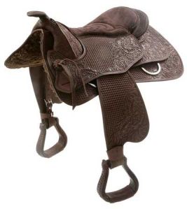 Treeless Western Saddle Wit