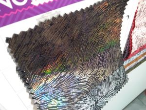 PET Holographic Foil 150cm*2500m/roll, Brand Name : RX for Fabric