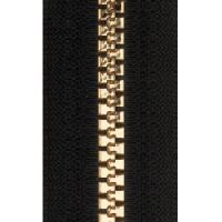 golden brass zipper