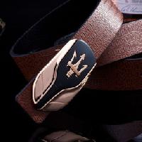leather designer buckles