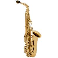 brass saxophone