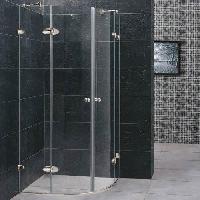 frame less toughened glass shower cubicles