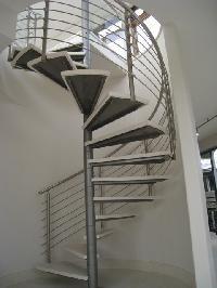 stainless steel spiral stairs
