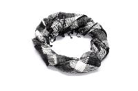 Black and white cotton scarf/stole