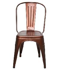 Dark Brown Metal Chair