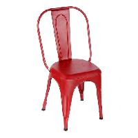 Red Color Metal Chair