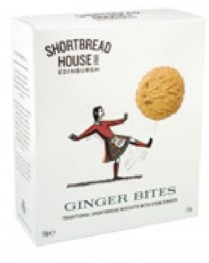 Shortbread Biscuits with Ginger Bites