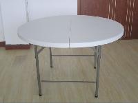 Round Plastic Folding Table For Event Use