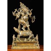 Mooshika Ganesha Bronze Statue