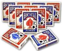 Bicycle Poker Size Standard Index Cards (Blue)