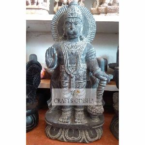 Blackstone Granite Hanuman Statue